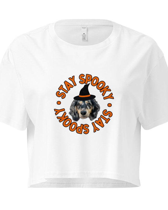 Women’s Stay Spooky Custom Crop Top