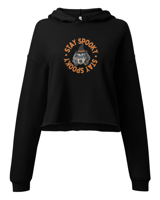 Stay Spooky Custom Crop Hoodie