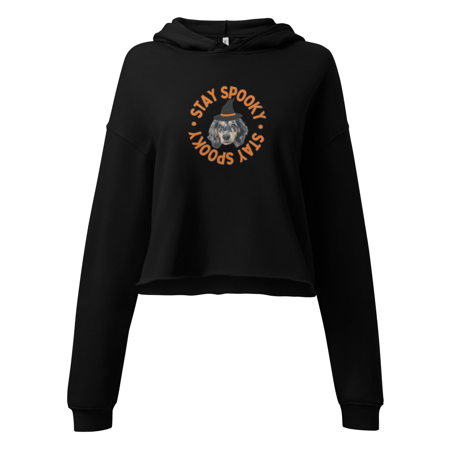 Stay Spooky Custom Crop Hoodie