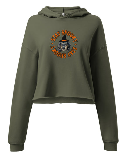 Stay Spooky Custom Crop Hoodie