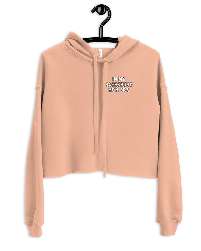 'Dachsund Mom Era' Crop Hoodie