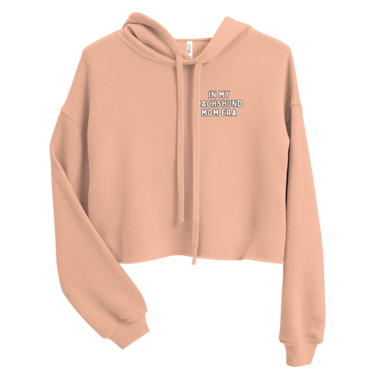 'Dachsund Mom Era' Crop Hoodie