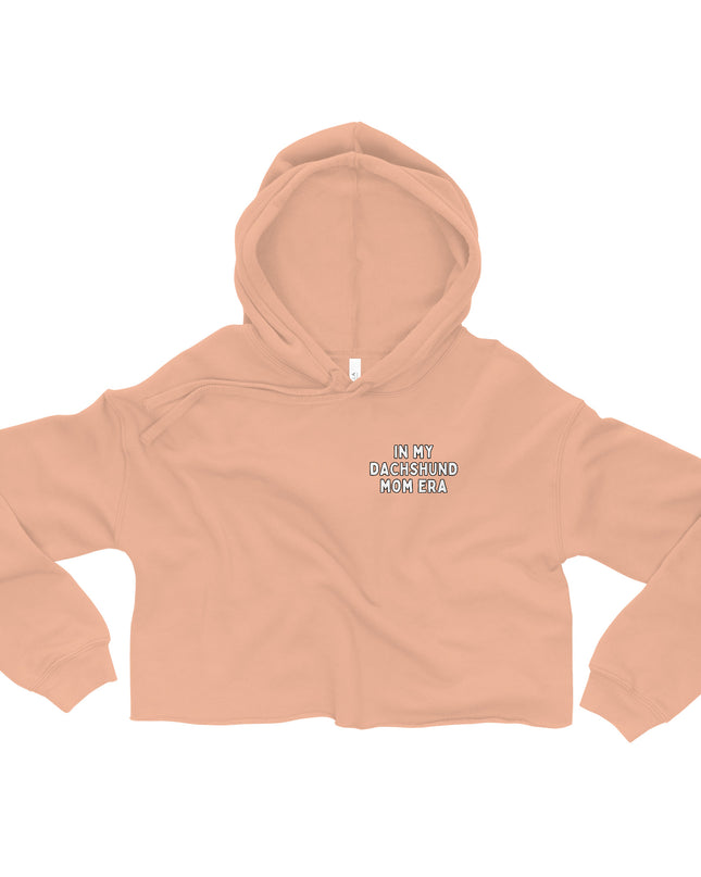 'Dachsund Mom Era' Crop Hoodie
