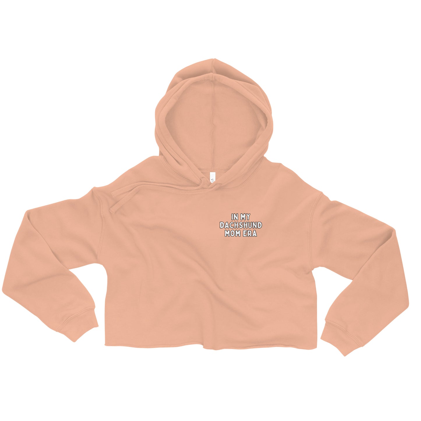 'Dachsund Mom Era' Crop Hoodie