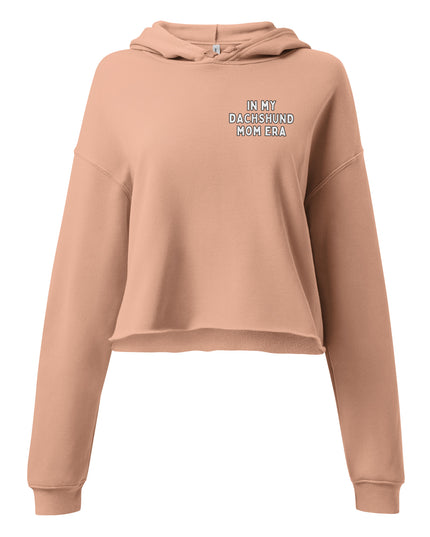 'Dachsund Mom Era' Crop Hoodie