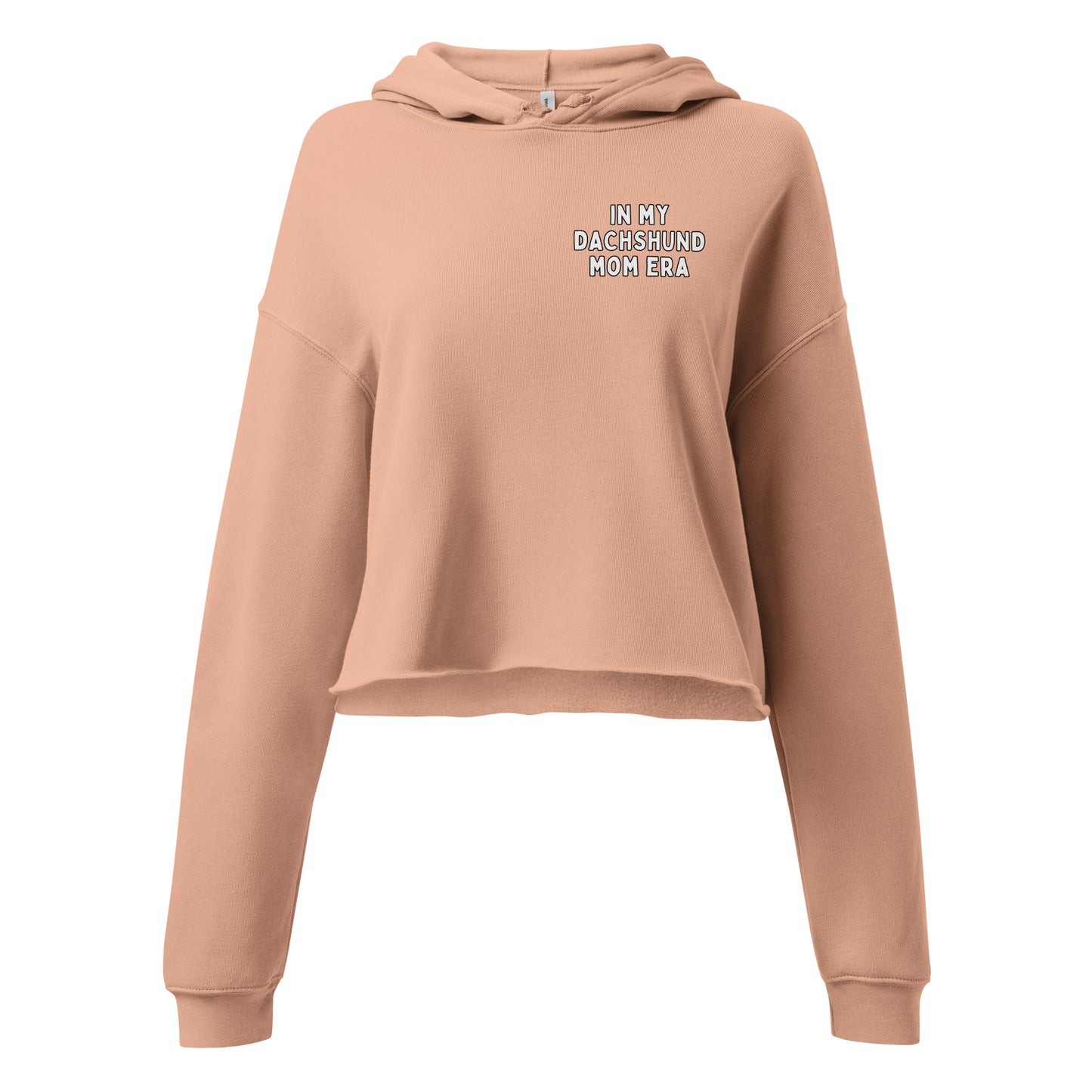 'Dachsund Mom Era' Crop Hoodie