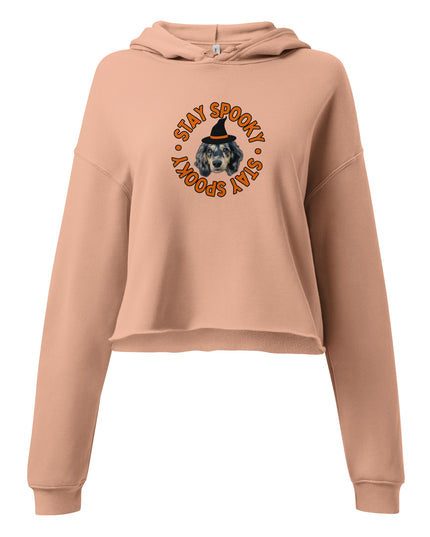 Stay Spooky Custom Crop Hoodie