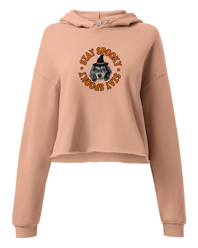 Stay Spooky Custom Crop Hoodie