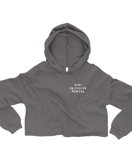 'Dachsund Mom Era' Crop Hoodie