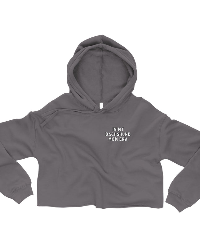 'Dachsund Mom Era' Crop Hoodie