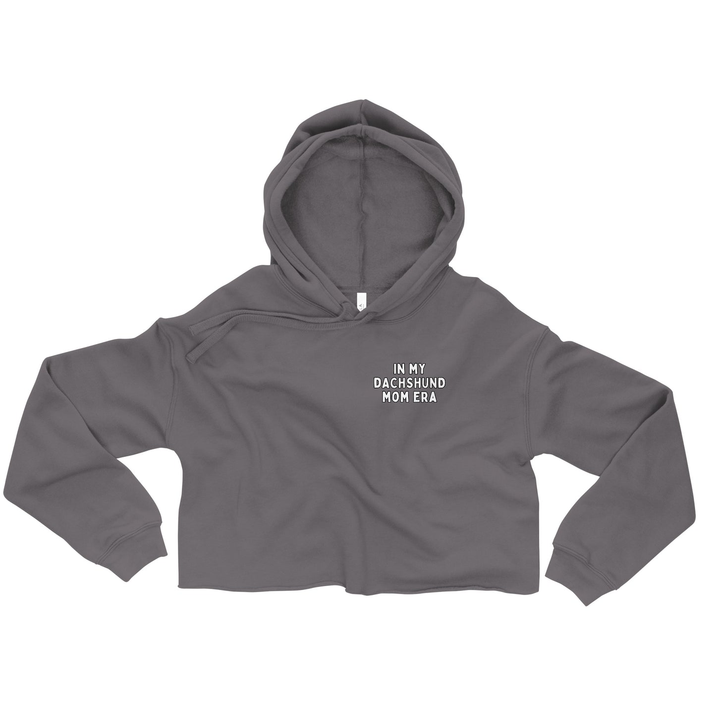 'Dachsund Mom Era' Crop Hoodie