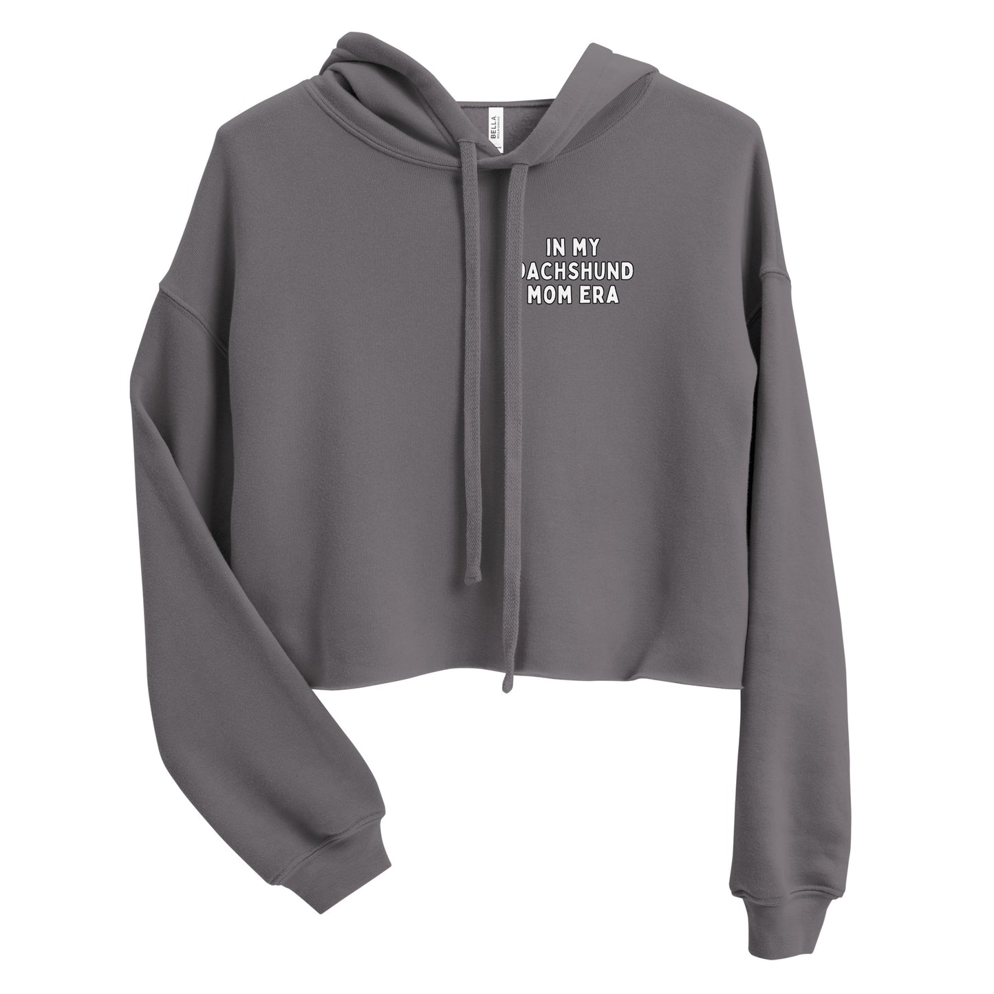 'Dachsund Mom Era' Crop Hoodie