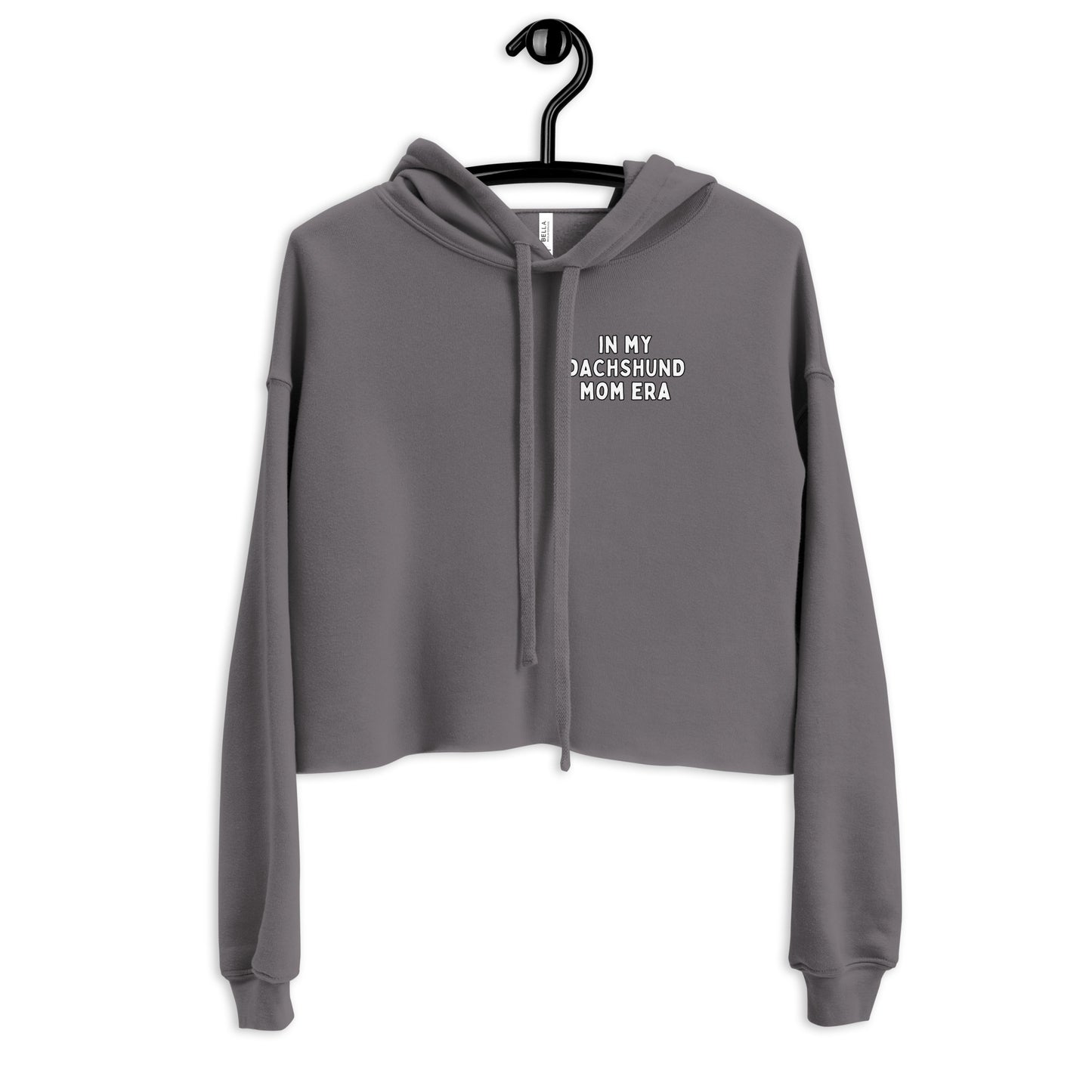 'Dachsund Mom Era' Crop Hoodie