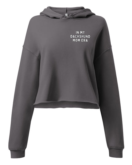 'Dachsund Mom Era' Crop Hoodie
