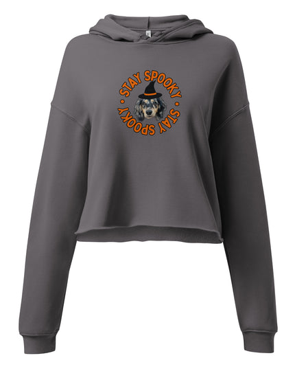 Stay Spooky Custom Crop Hoodie