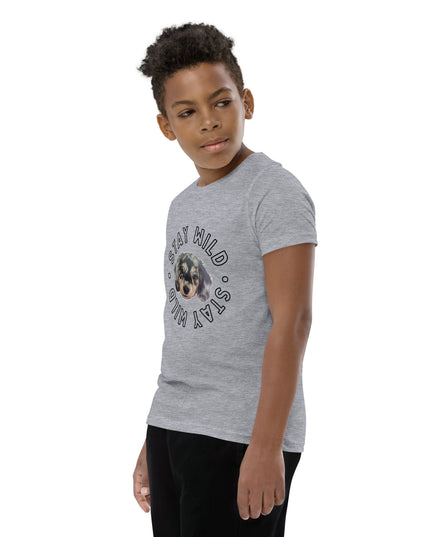 'Stay Wild' Personalized Youth Short Sleeve Custom T-Shirt