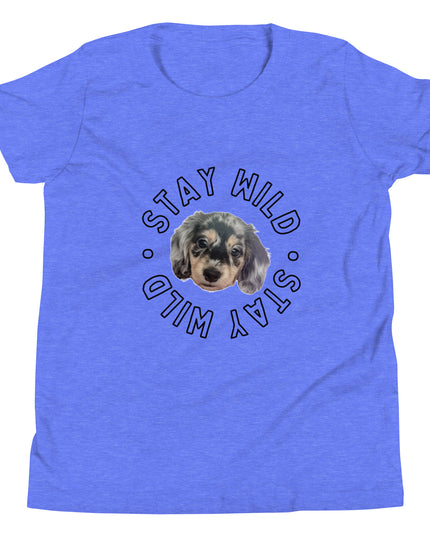 'Stay Wild' Personalized Youth Short Sleeve Custom T-Shirt