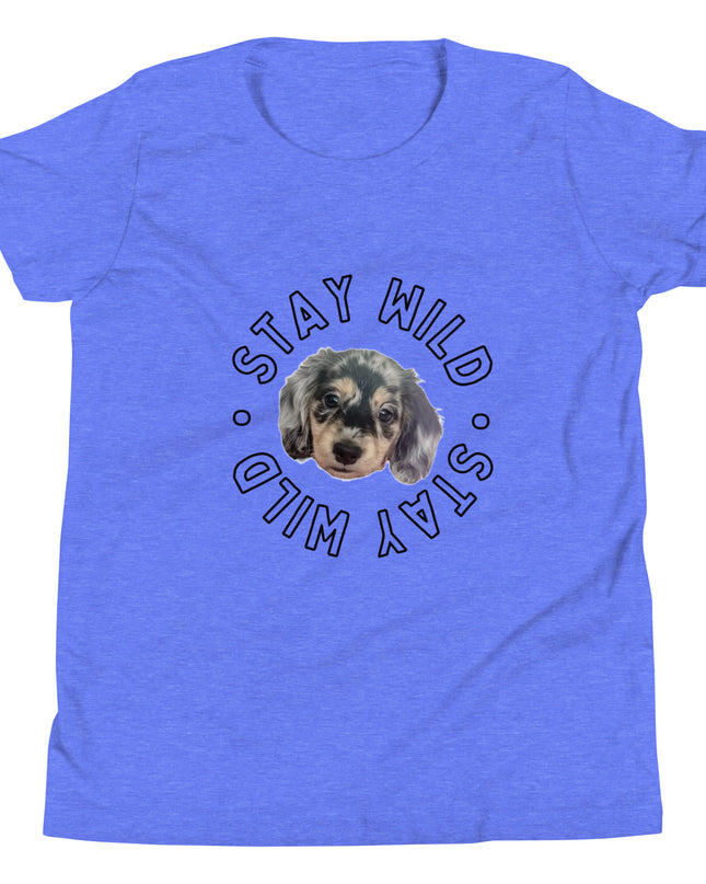 'Stay Wild' Personalized Youth Short Sleeve Custom T-Shirt
