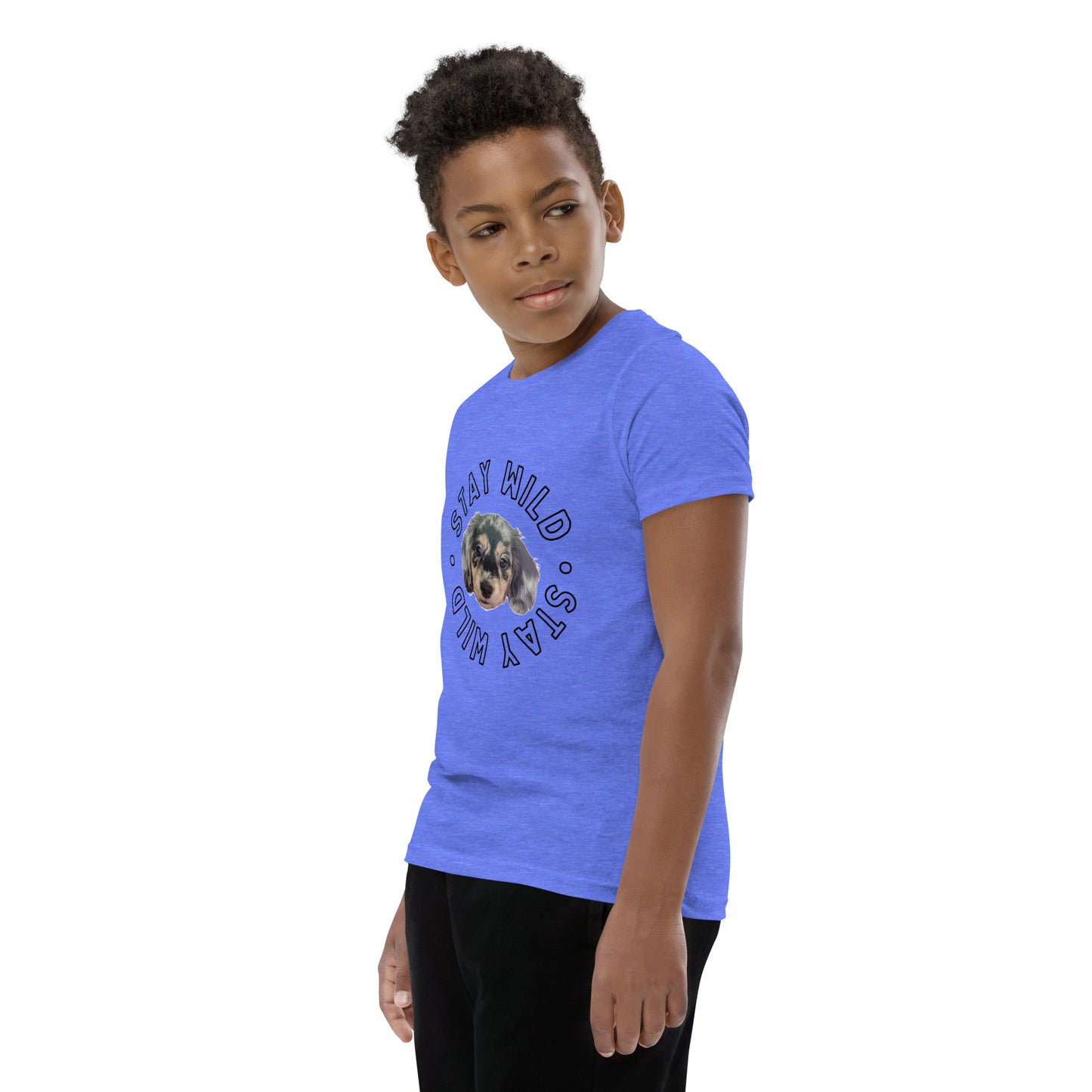 'Stay Wild' Personalized Youth Short Sleeve Custom T-Shirt