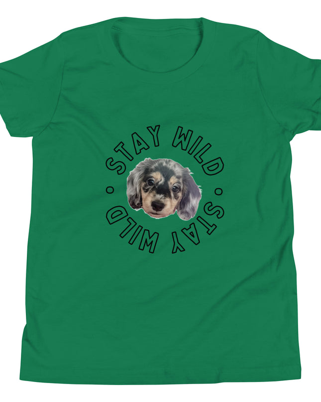 'Stay Wild' Personalized Youth Short Sleeve Custom T-Shirt