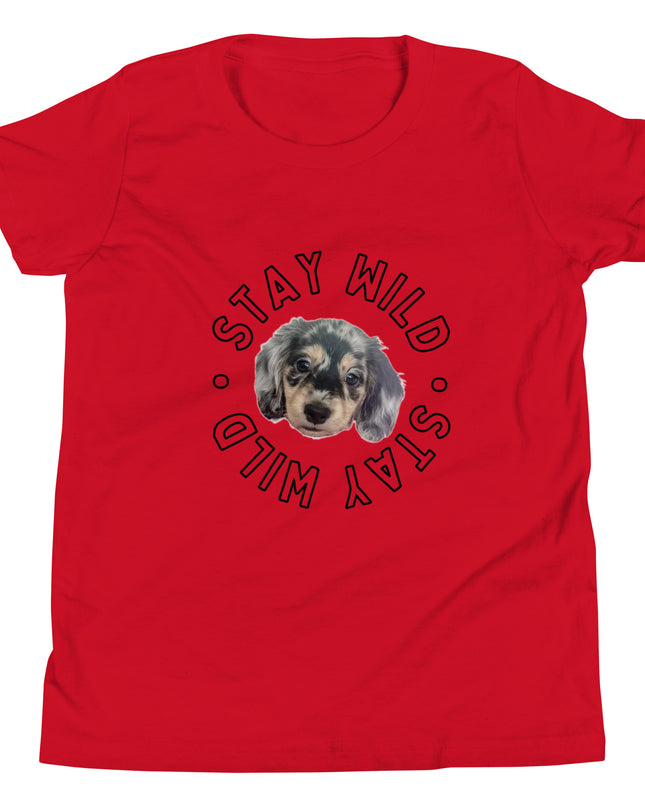 'Stay Wild' Personalized Youth Short Sleeve Custom T-Shirt
