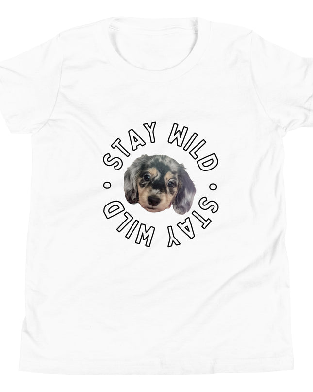 'Stay Wild' Personalized Youth Short Sleeve Custom T-Shirt
